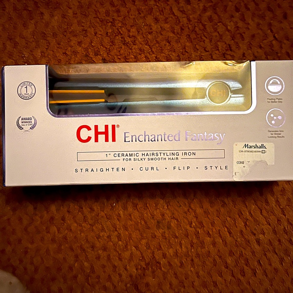 CHI ceramic hairstyling hair straightener iron NEW